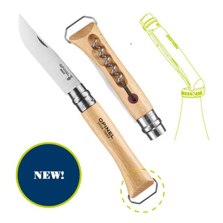 Opinel No. 10 Corkscrew Knife with Bottle Opener