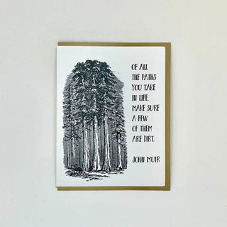 Of All the Paths You Take Card Cards - Picayune Cellars & Mercantile