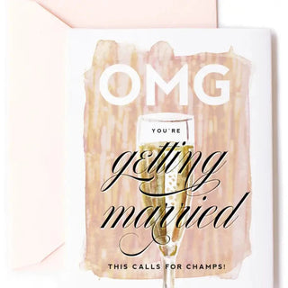 "OMG You're Getting Married" Engagement Card Cards - Picayune Cellars & Mercantile