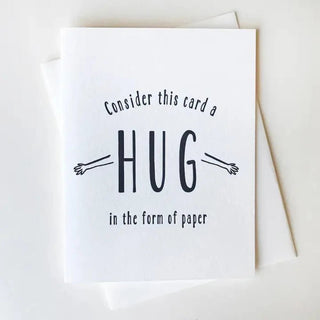 Paper Hug Letterpress Encouragement Card Cards - Picayune Cellars & Mercantile