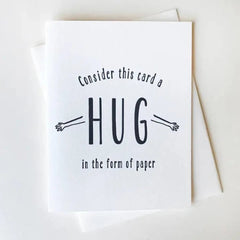 Paper Hug Encouragement Card
