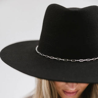 Paperclip Chain Hat Band Hats & Hair Accessories - Picayune Cellars & Mercantile