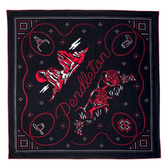 Pendleton Bandana - Black and Red Cowboy