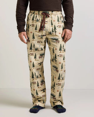 Pendleton Camp Print Flannel Pajama Pants Men's Apparel - Picayune Cellars & Mercantile