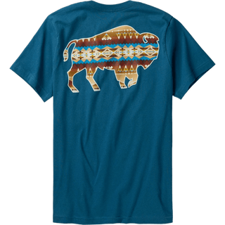 Pendleton Graphic Tee Solstice Canyon Bison Men's Apparel - Picayune Cellars & Mercantile