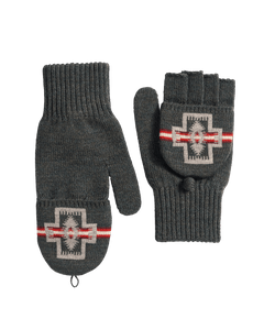 Pendleton Harding Convertible Fingerless Merino Wool Mittens