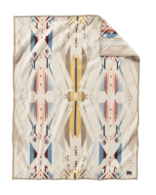 Pendleton Jacquard Throw White Sands Blankets - Picayune Cellars & Mercantile