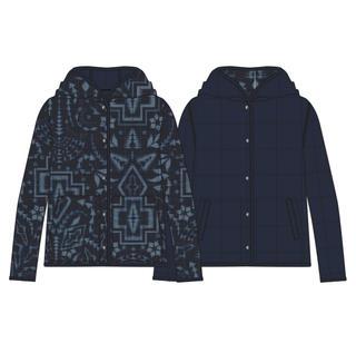 Pendleton Rock Creek Ikat Reversible Hoodie Men's Apparel - Picayune Cellars & Mercantile