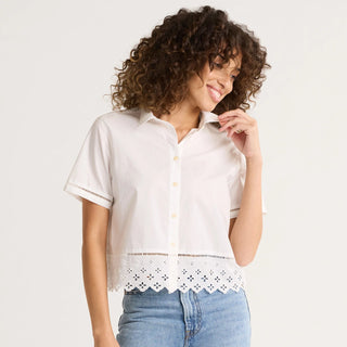 Pendleton Short Sleeve Eyelet Shirt Women's Apparel - Picayune Cellars & Mercantile