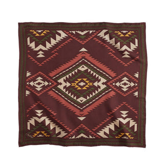 Pendleton Silk Scarf "Bridge Creek" Maroon Scarves - Picayune Cellars & Mercantile