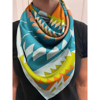 Pendleton Silk Scarf "Highland Peak" Multi Scarves - Picayune Cellars & Mercantile