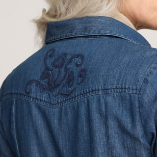 Pendleton Women's Chambray Gambler Shirt Dress Women's Apparel - Picayune Cellars & Mercantile