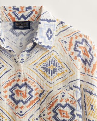 Pendleton Women's Gauze Shirt in Harding Bandana Women's Apparel - Picayune Cellars & Mercantile