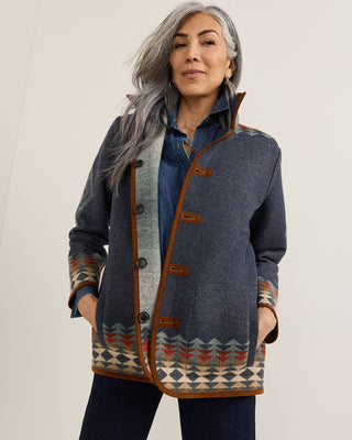 Pendleton Women's Harding Reversible Wool Coat Women's Apparel - Picayune Cellars & Mercantile