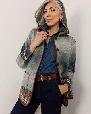 Pendleton Women's Harding Reversible Wool Coat Women's Apparel - Picayune Cellars & Mercantile
