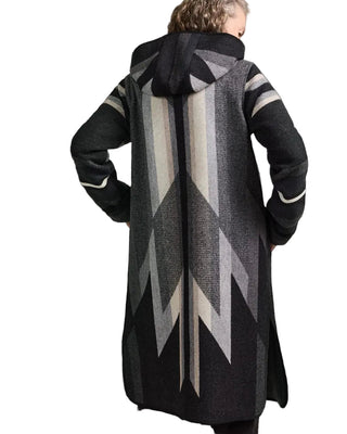 Pendleton Women's Wyeth Trail Hooded Wool Coat - Black Women's Apparel - Picayune Cellars & Mercantile