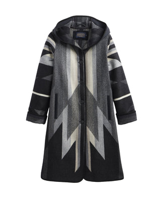 Pendleton Women's Wyeth Trail Hooded Wool Coat - Black Women's Apparel - Picayune Cellars & Mercantile