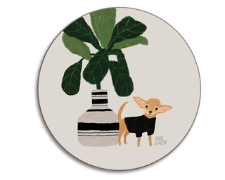 "Pets" Coaster Tableware - Picayune Cellars & Mercantile