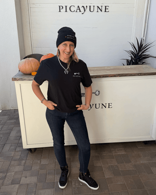 Picayune Calistoga Arrow Rib Knit Cuff Beanie Hats & Hair Accessories - Picayune Cellars & Mercantile