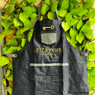 Picayune Denim Apron Table Linens - Picayune Cellars & Mercantile