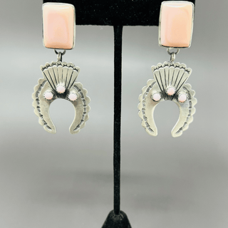 Pink Conch Stud & Naja Earrings Earrings - Picayune Cellars & Mercantile