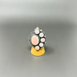 Pink Concho Puppy Paw Cluster Ring Rings - Picayune Cellars & Mercantile