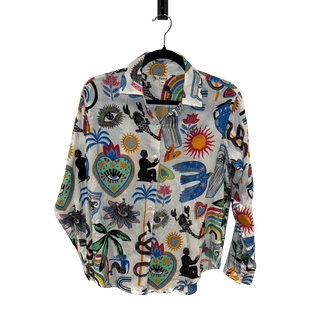 Printed Cotton Blouse Women's Apparel - Picayune Cellars & Mercantile