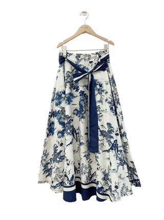 Printed Cotton Skirt Women's Apparel - Picayune Cellars & Mercantile