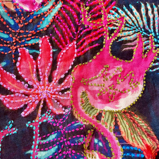 Printed & Embroidered Scarf Scarves - Picayune Cellars & Mercantile