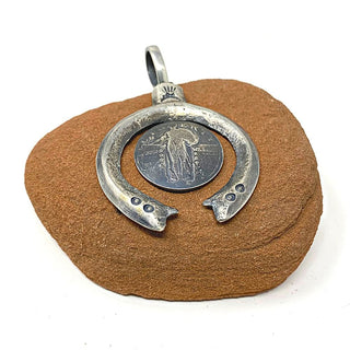 Quarter Naja Pendant Pendants/Necklaces - Picayune Cellars & Mercantile