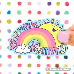 Radiate Positivity Sticker