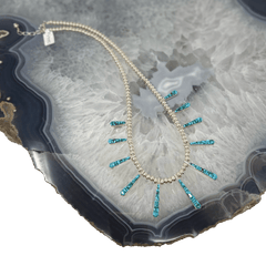 Rick Tolino Cobblestone Turquoise Inlay Necklace