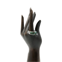 Rick Tolino Turquoise Ring with Triangular Detail