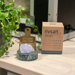 RIVSALT™ Green Marble Rock Sale Grater