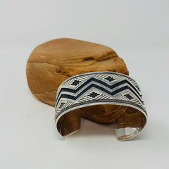 R.J Scott Argentium Cuff Bracelet