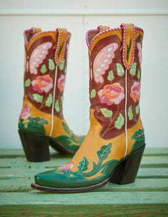 Rocketbuster Boots in Autry Floral, size 7.5