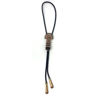 Sa'alko Carving Bolo Tie by Ronald Honyouti Belts, Buckles, & Bolos - Picayune Cellars & Mercantile