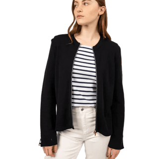 Saint James La Rochelle Zip Sweater Jacket Women's Apparel - Picayune Cellars & Mercantile