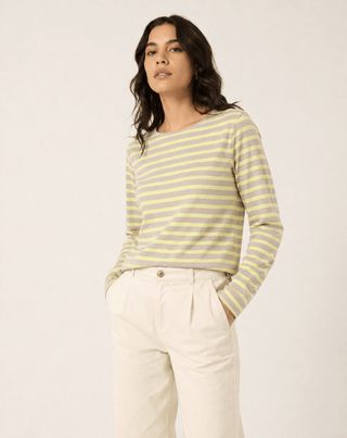 Saint James Minquidame Long Sleeve Breton Striped Shirt Women's Apparel - Picayune Cellars & Mercantile
