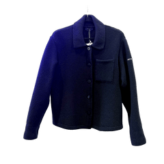 Saint James Navy Orthez Knit Jacket