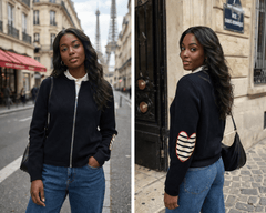 Saint James Vaujany Gemini Zipped Cardigan