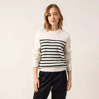 Saint James Verdon Striped Wool Sweater Women's Apparel - Picayune Cellars & Mercantile