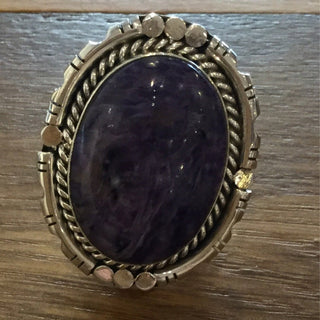 Scott Skeets Charoite Ring Rings - Picayune Cellars & Mercantile