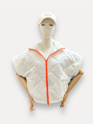 Short - Sleeved Quilted Jacket Women's Apparel - Picayune Cellars & Mercantile