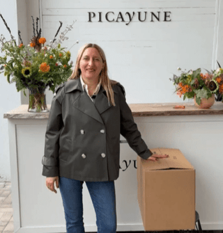 Short Trench Coat - Button Women's Apparel - Picayune Cellars & Mercantile