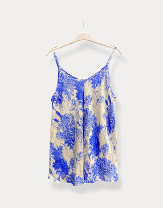 Silky Toile de Jouy Print Camisole Women's Apparel - Picayune Cellars & Mercantile