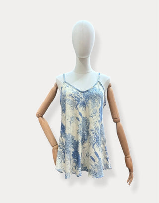 Silky Toile de Jouy Print Camisole Women's Apparel - Picayune Cellars & Mercantile