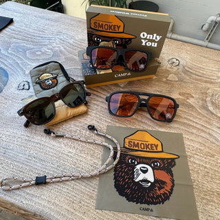 Smokey Bear CAMP Cliff Sunglasses Eyewear - Picayune Cellars & Mercantile