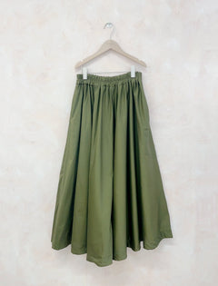 Solid Cotton Skirt