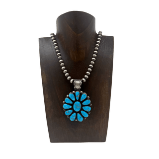 Sonoran Rose Turquoise Pendant Pendants/Necklaces - Picayune Cellars & Mercantile